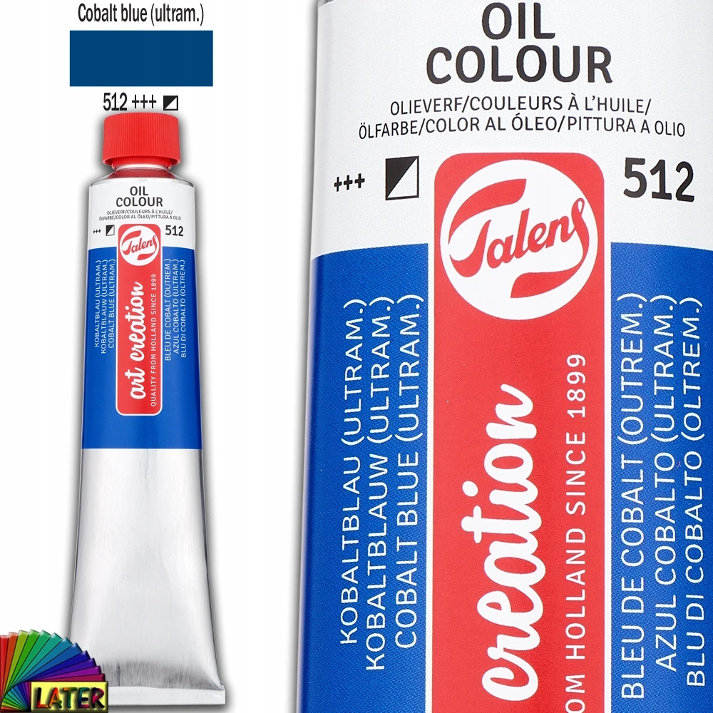 Aliejinė tapyba - Royal Talens - ArtCreation - 200 ml - Kobalto mėlyna - Aliuminio tūbelė