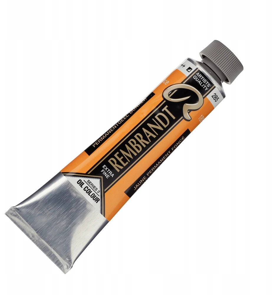 Aliejinė tapyba - Tamsiai geltona - 285 - Ekstra smulkus - Rembrandt - 40ml tūbelė