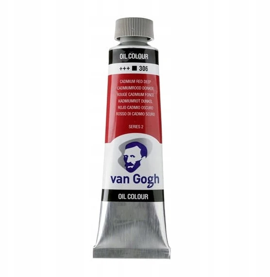 Aliejinė tapyba - Tamsus kadmio raudonas - 306 - Iš saulėgrąžų aliejaus - Van Gogh - 40ml