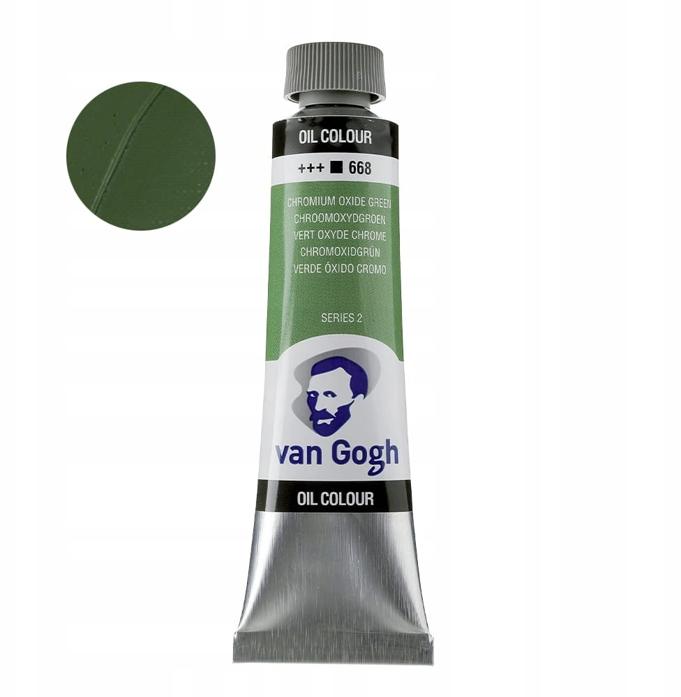 Aliejinė tapyba - Van Gogh - S1 PHTHALO ŽALIA - 40ml - Žalia spalva - Pažengęs lygis