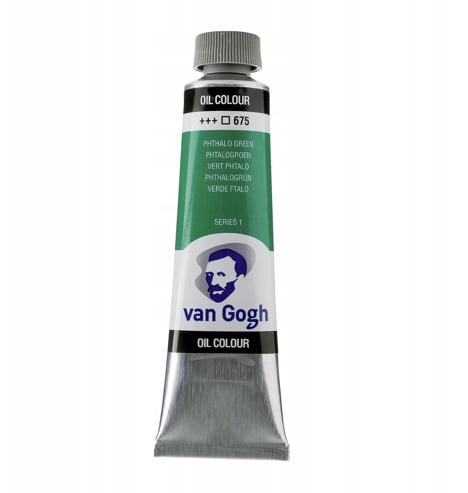 Aliejinė tapyba - Van Gogh - S1 PHTHALO ŽALIA - 40ml - Žalia spalva - Pažengęs lygis