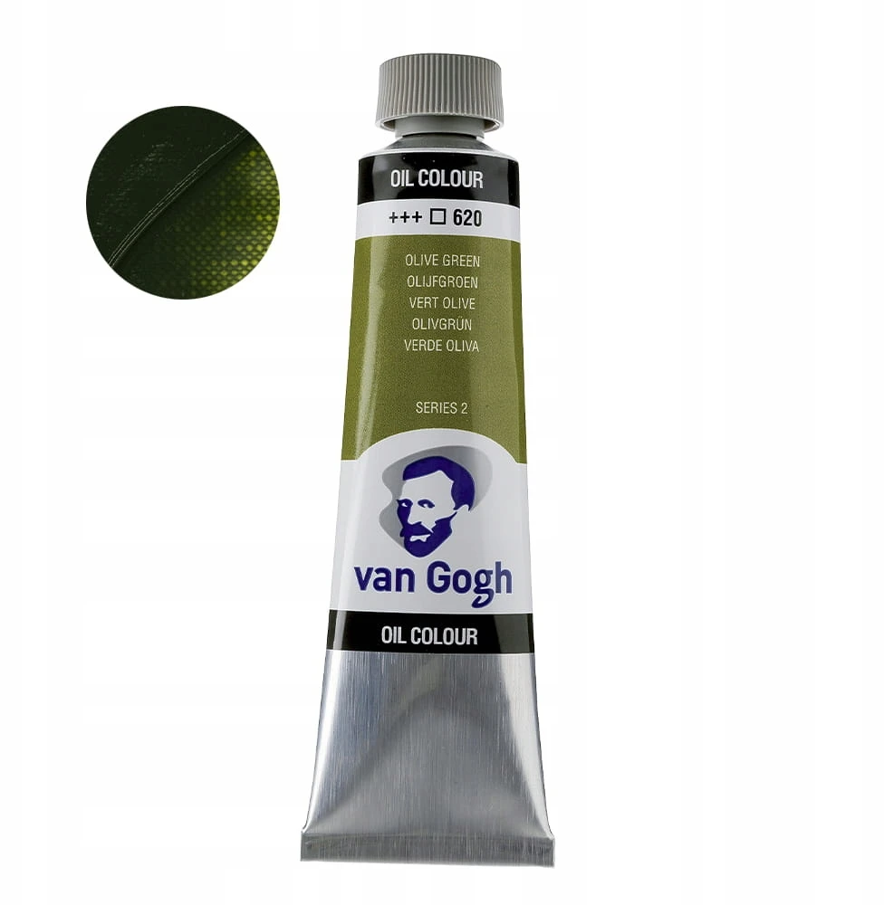 Aliejinė tapyba - Van Gogh - SAP S1 - 40ml - Žalia spalva - Aukštos kokybės pigmentas
