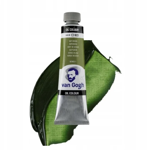 Aliejinė tapyba - Van Gogh - SAP S1 - 40ml - Žalia spalva - Aukštos kokybės pigmentas
