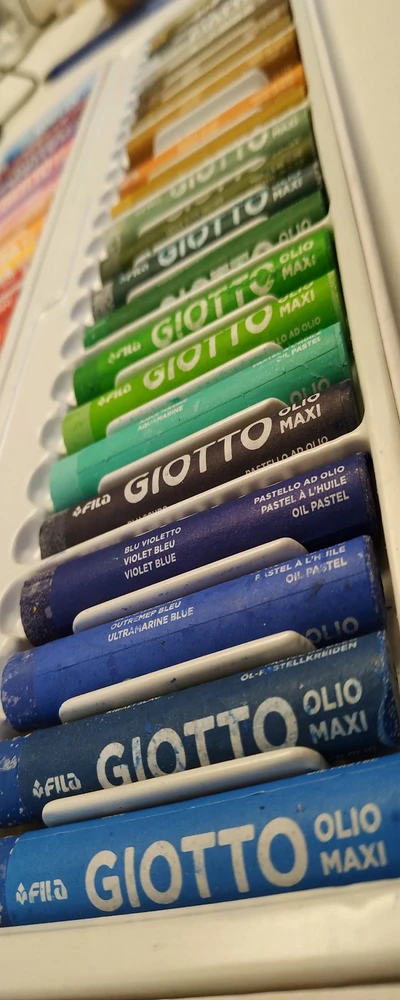 Aliejinės kreidelės Fila Giotto Olio, 48 vnt