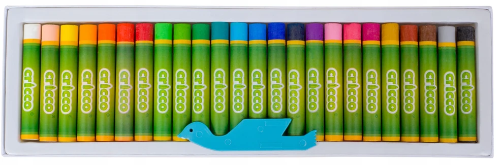 Aliejinės pastelės 24 spalvos Cricco