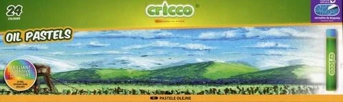 Aliejinės pastelės 24 spalvos Cricco