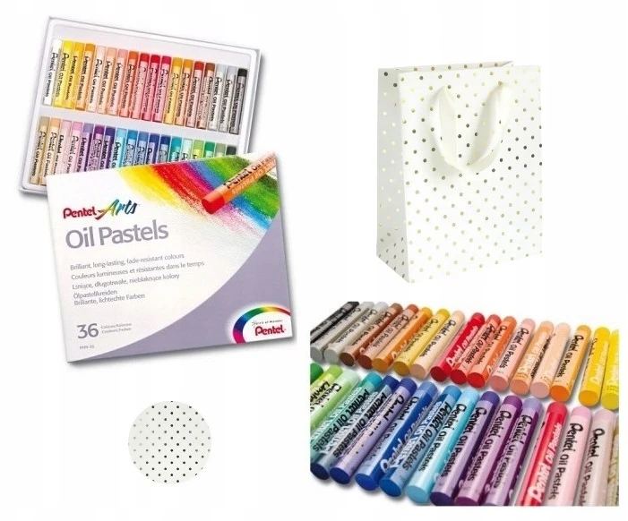 Aliejinės pastelės Pentel, 36 vnt