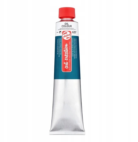 Aliejinės spalvos - ROYAL TALENS - ArtCreation - 200 ml - Tamsiai žaliai mėlyna - Aliuminio tūbelė