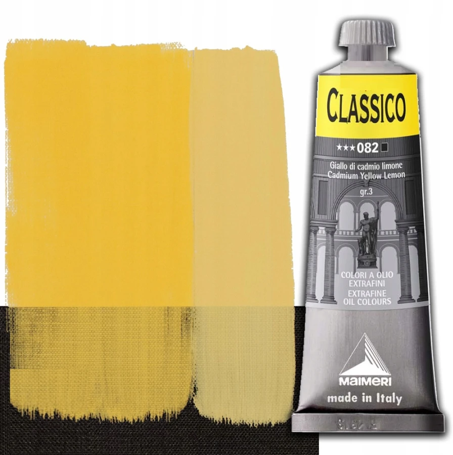 Aliejiniai dažai Maimeri Classico 60ml 082 Geltoni