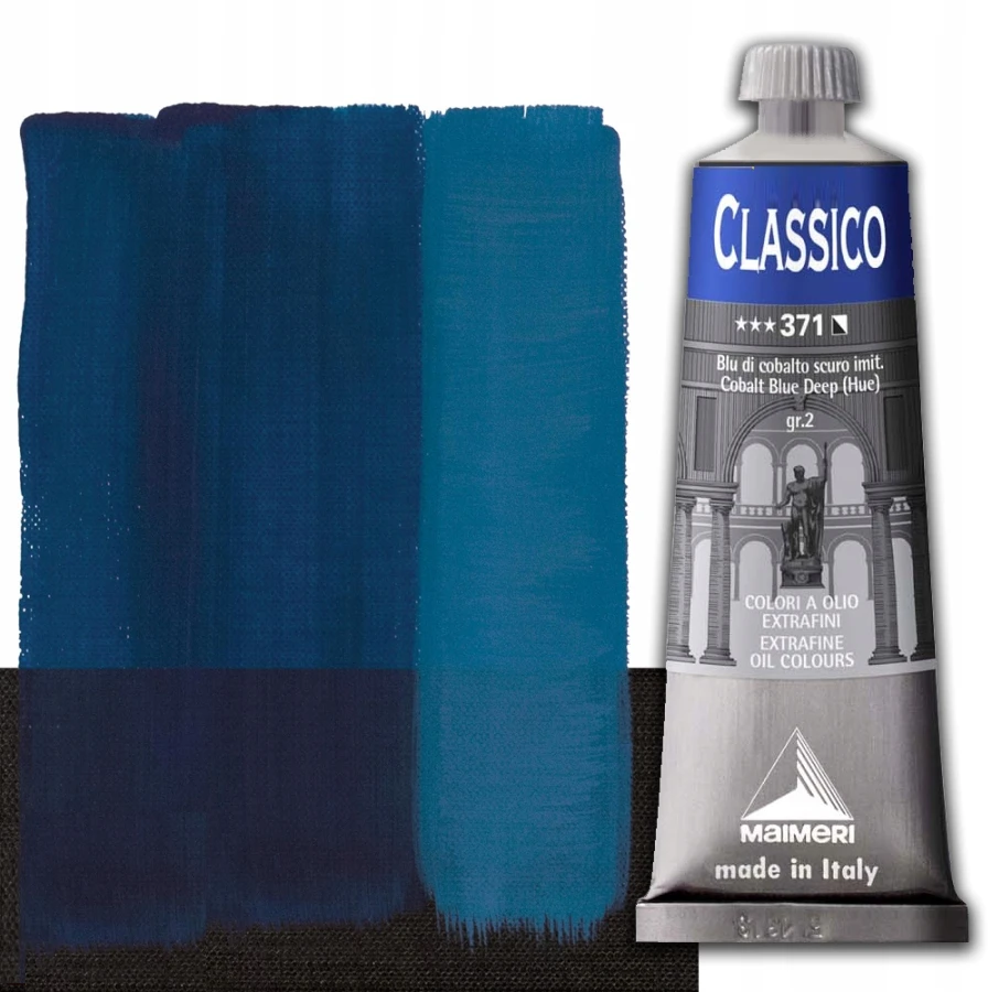 Aliejiniai dažai Maimeri Classico 60ml, Kobalto mėlyna giliai