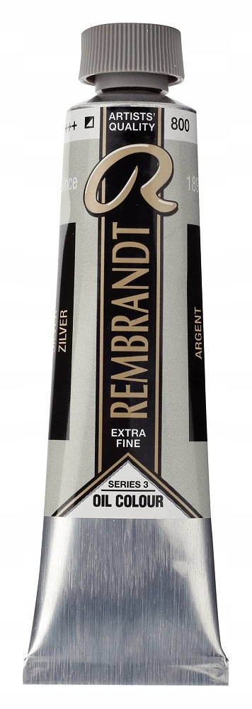 Aliejiniai dažai Royal Talens Rembrandt Sidabrinis 800, 40ml
