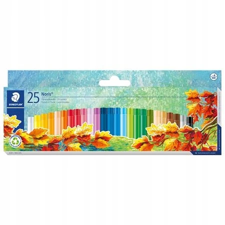 Aliejiniai pasteliai "noris Club", 25 spalvų, Staedtler