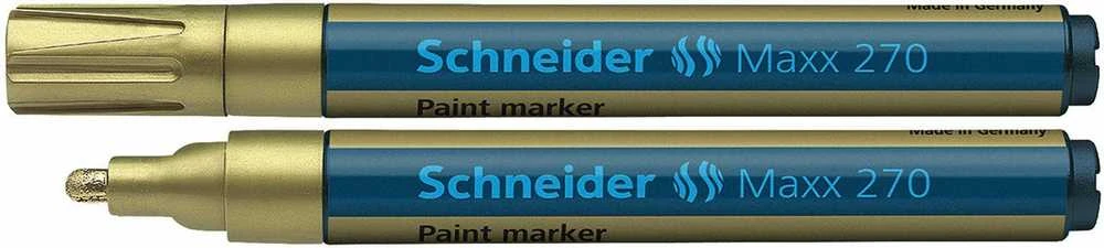 Schneder Žymeklis Schneider Paint Marker Maxx 270, 1-3mm, su aliejiniu tušu, auksinės spalvos