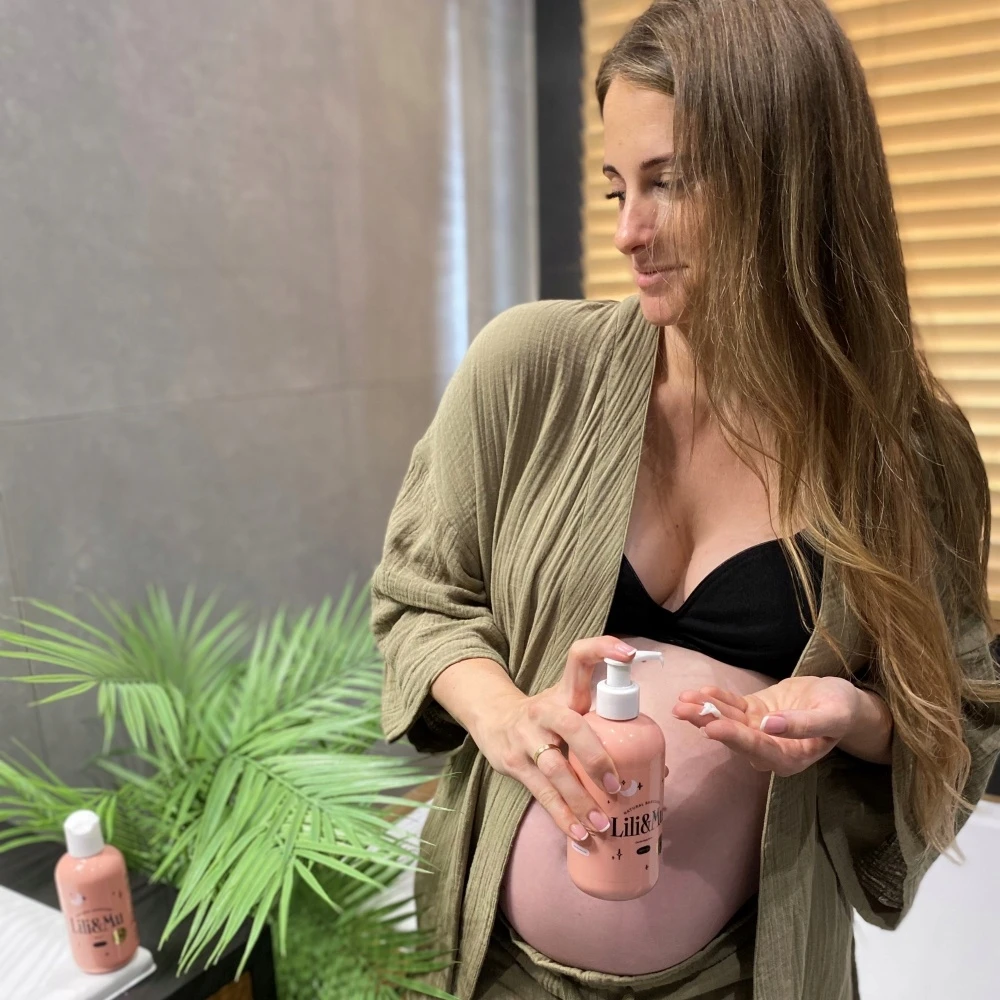Aliejus STRETCH STRETCHES nėščiosioms NATŪRALUS DRĖKINA firmos LILI&MU