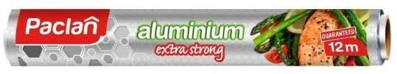 Aliuminio folija PACLAN rulone, 10 mk, 29 cm x 12 m, 1 vnt