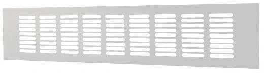 Aliuminio grotelės EUROPLAST RA840S, 80 x 400 mm, sidabro