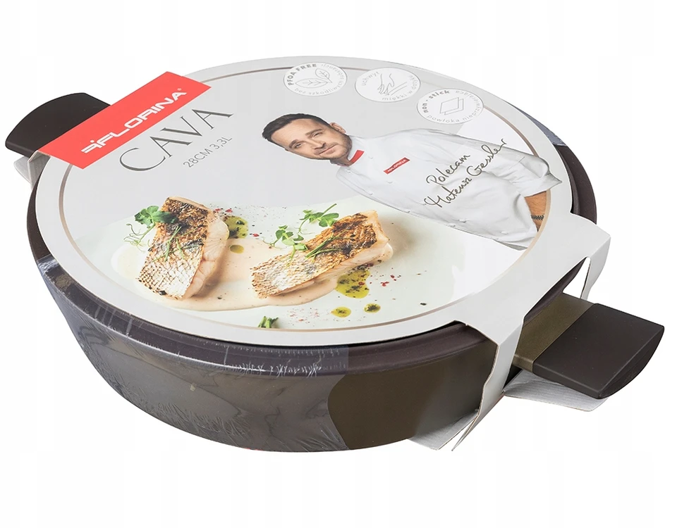 ALIUMININIS PUODAS CAVA FLORINA 28 CM 3,3 L
