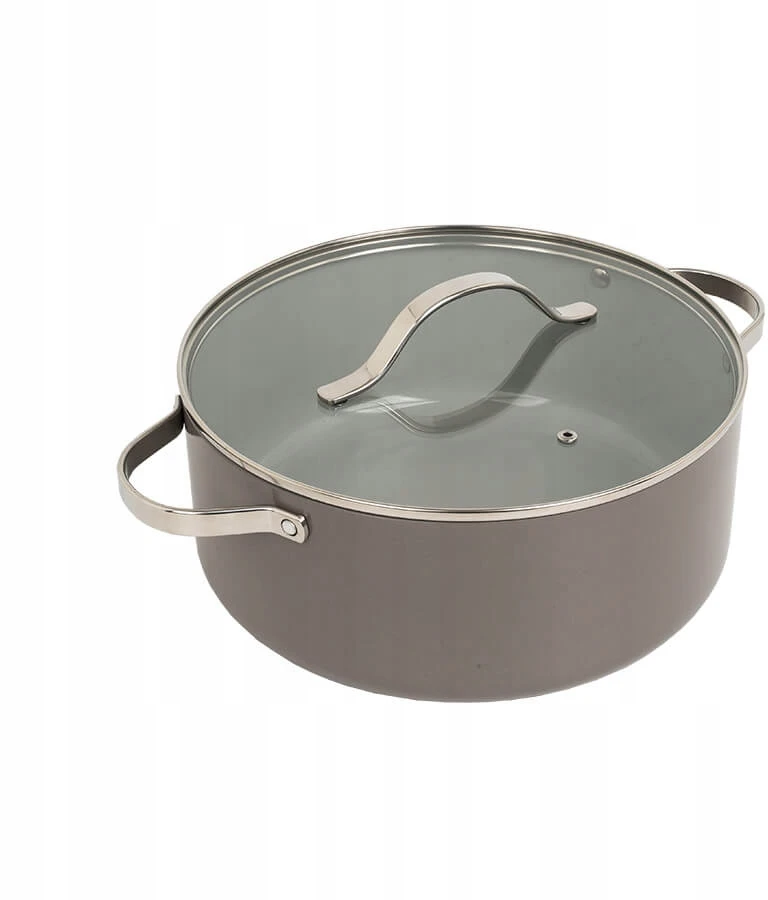 Puodas su dangčiu MAESTRO MR-4009 (MR-4009-20) 20 cm 2.3 l Pilkas
