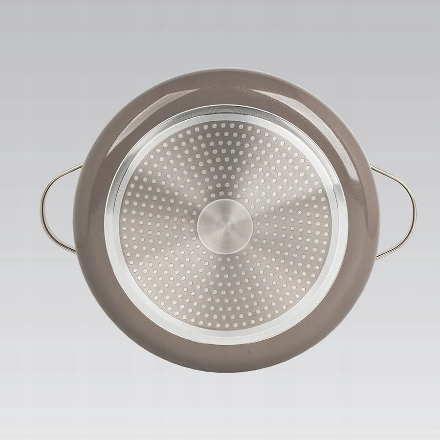 Puodas su dangčiu MAESTRO MR-4009 (MR-4009-20) 20 cm 2.3 l Pilkas