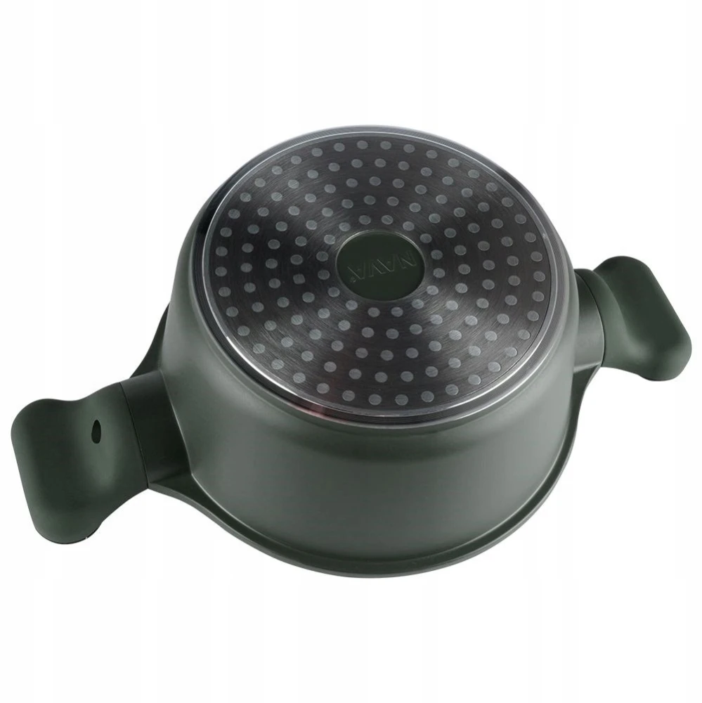 Nava Puodas granitas su stikliniu dangteliu IMPERIAL 28 cm, 6,5 l