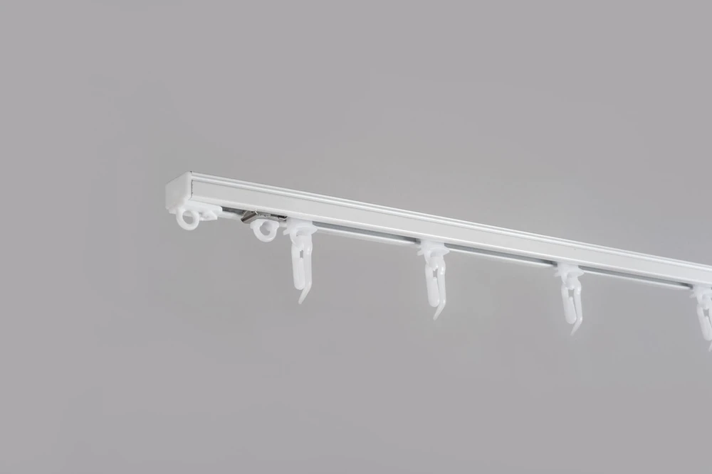 Domoletti Aliuminio sistema DS - PROFILIS, 1 bėgelio, baltos sp., 1,5 m