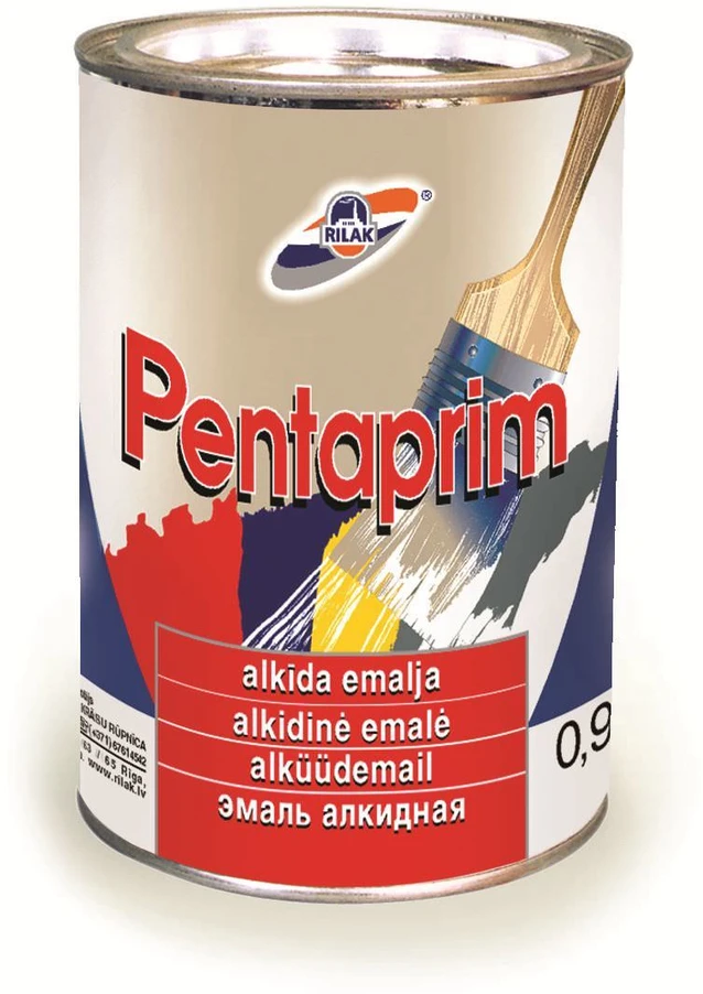 Rilak EMALĖ PENTAPRIM BALTA PUS.MATINĖ 0.9L