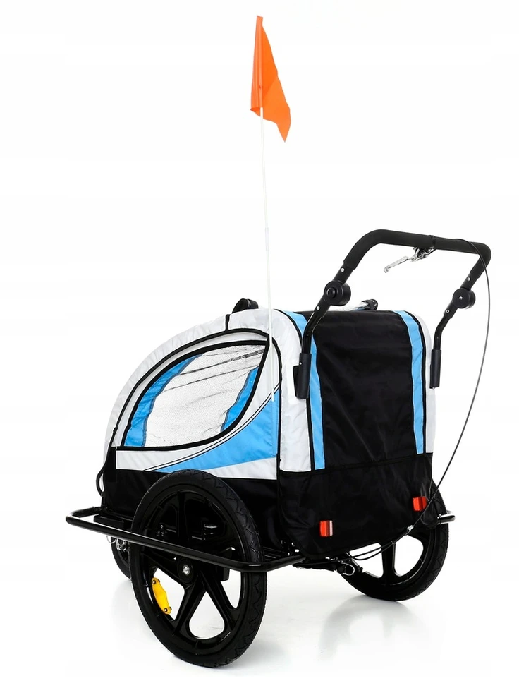 All4Baby PAKABA SULANKSTAMAS DVIRAČIO PRIEKABAS AL04 LED DAŽYMAS 3 SPALVŲ