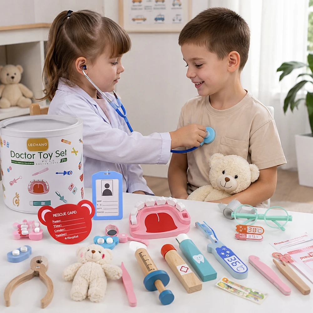 Allbag DIDELIS DOCTOR RINKINYS DOCTOR FUN VAIKAMS MAŽAS GYDYTOJAS XXL