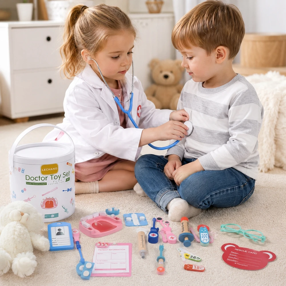 Allbag DIDELIS DOCTOR RINKINYS DOCTOR FUN VAIKAMS MAŽAS GYDYTOJAS XXL