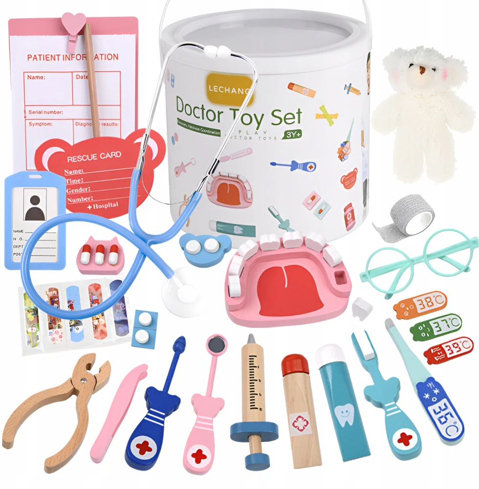 Allbag DIDELIS DOCTOR RINKINYS DOCTOR FUN VAIKAMS MAŽAS GYDYTOJAS XXL
