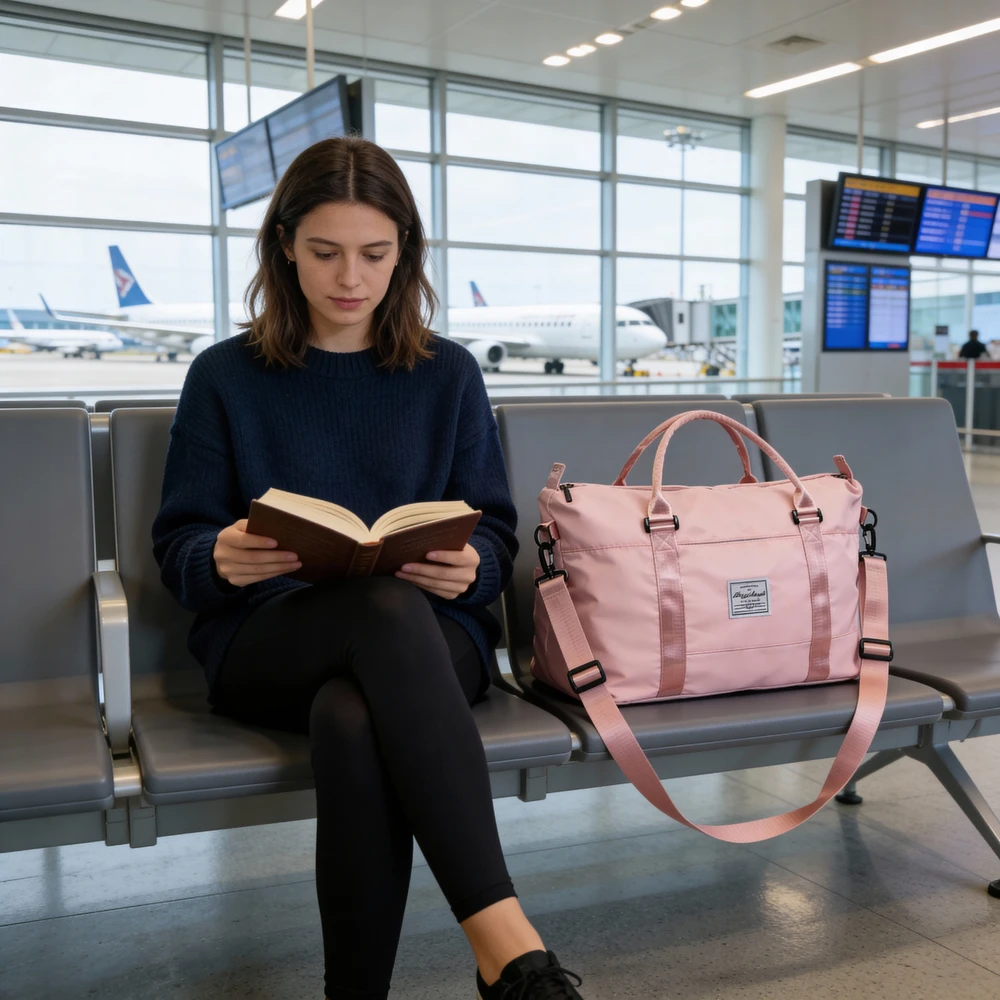 Allbag DIDELIS TURISTINIS TALPAS MOTERIS PEČIŲ KELIONĖS RANKINIS BAGAŽAS