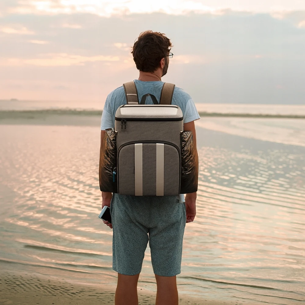 Allbag TERMINIO PIKNIKO TURISTŲ KURIŠINĖ IZOLINTAS KREPŠIS PAPLŪDŽIO PIKNIKUI