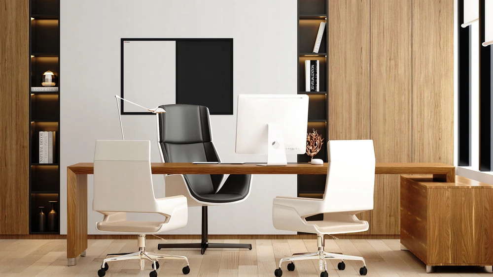 Allboards Kamštinė magnetinė lenta Combi, juoda, 90x60 cm