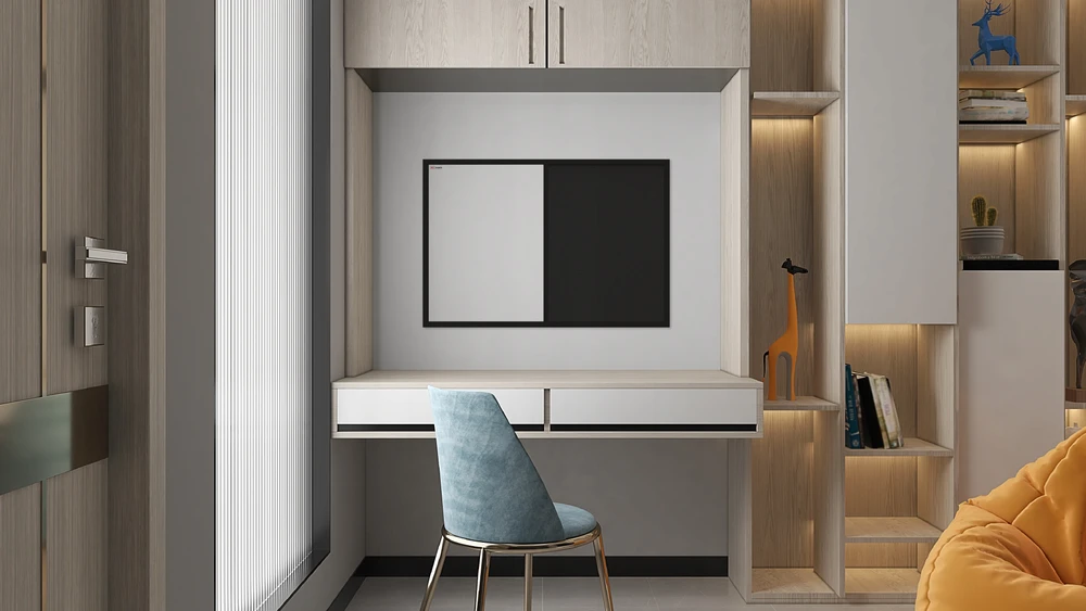 Allboards Kamštinė magnetinė lenta Combi, juoda, 90x60 cm
