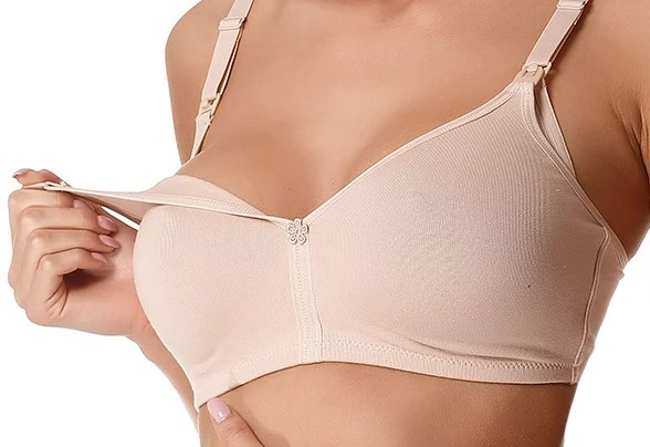 Alles Mama Easy 80F smėlio spalvos maitinanti liemenėlė