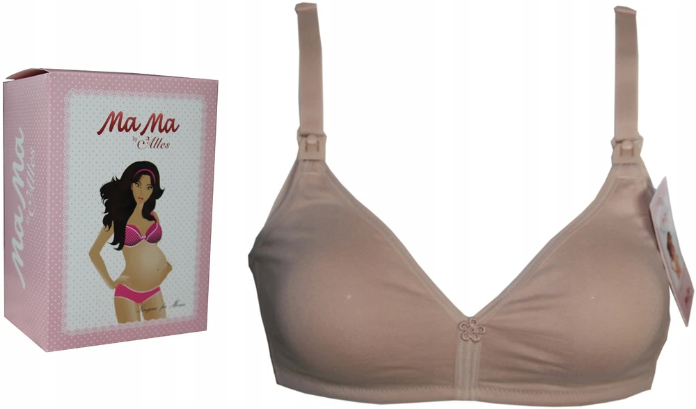 Alles Mama Easy 80F smėlio spalvos maitinanti liemenėlė