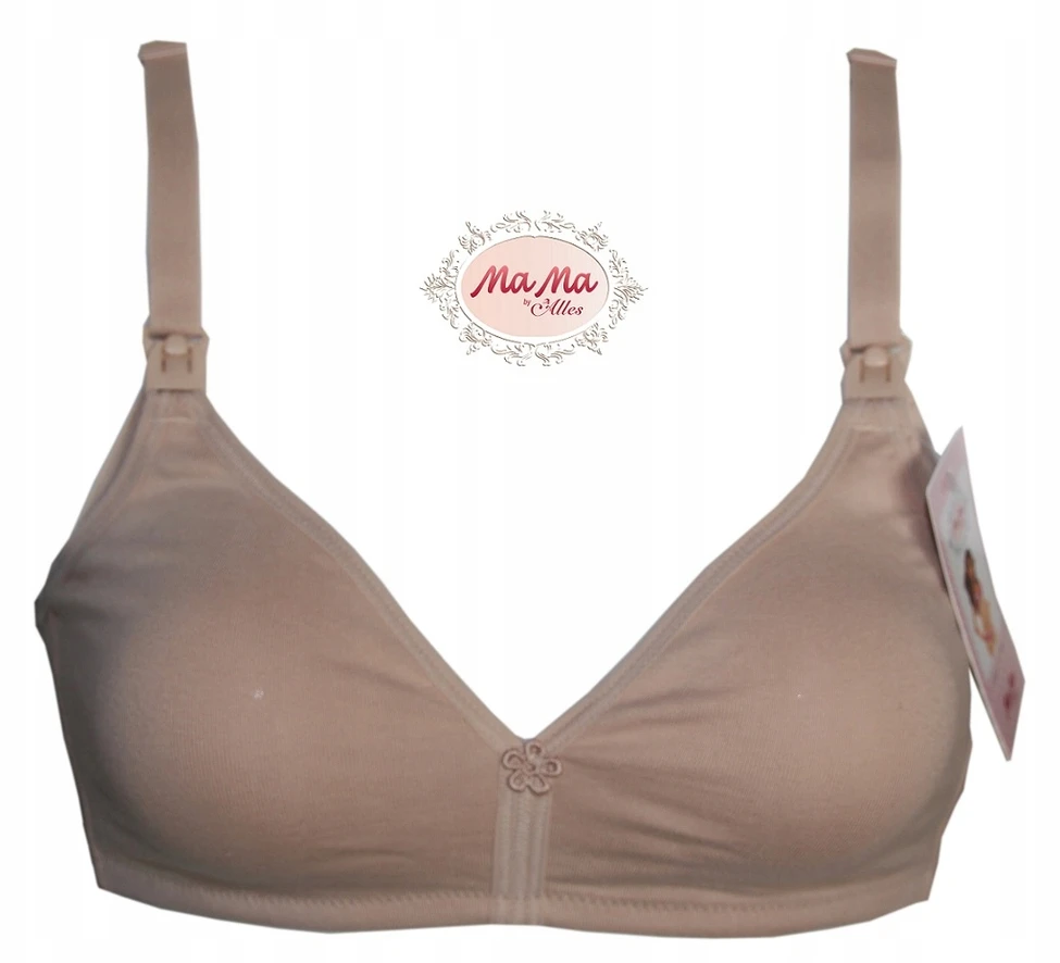 Alles Mama Easy 80F smėlio spalvos maitinanti liemenėlė
