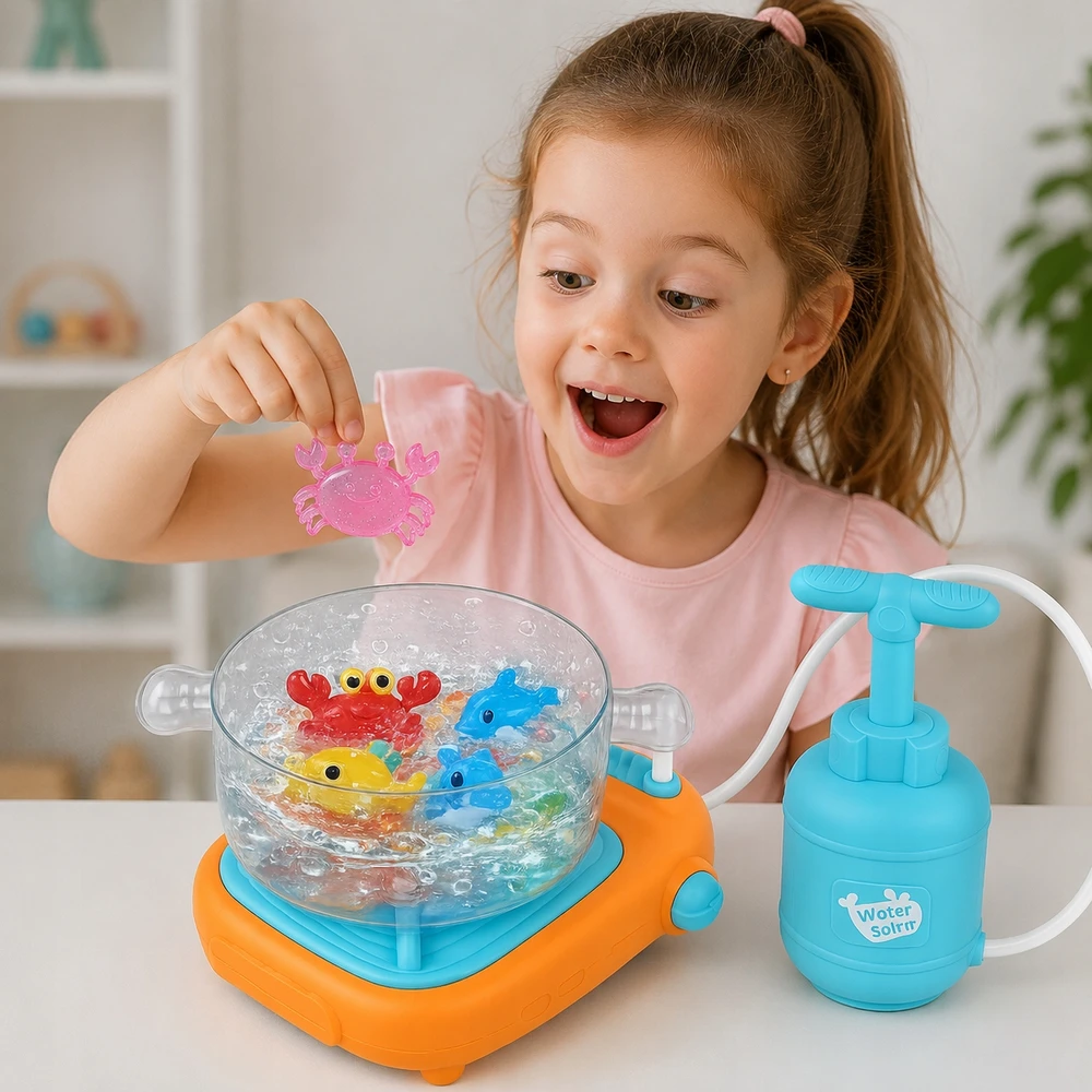 Allvo Aqua Gel 3D gelio figūrėlių rinkinys Creative Pot Vanduo Toy vaikams