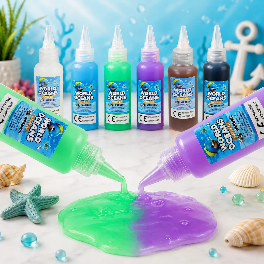 Allvo Aqua Gel 3D gelio figūrėlių rinkinys Creative Pot Vanduo Toy vaikams