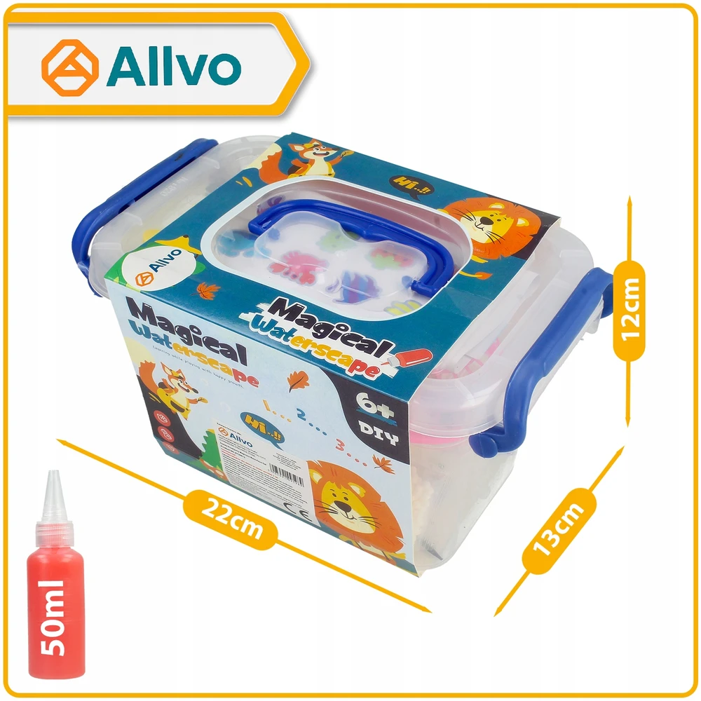 Allvo Kūrybinis „Magic Vanduo Toy Gel“ figūrėlių rinkinys, skirtas vaikams