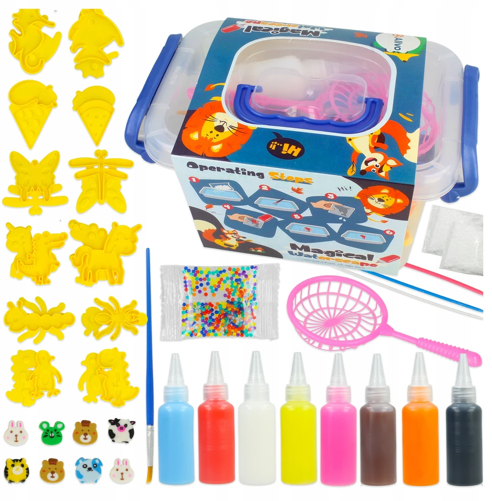 Allvo Kūrybinis „Magic Vanduo Toy Gel“ figūrėlių rinkinys, skirtas vaikams