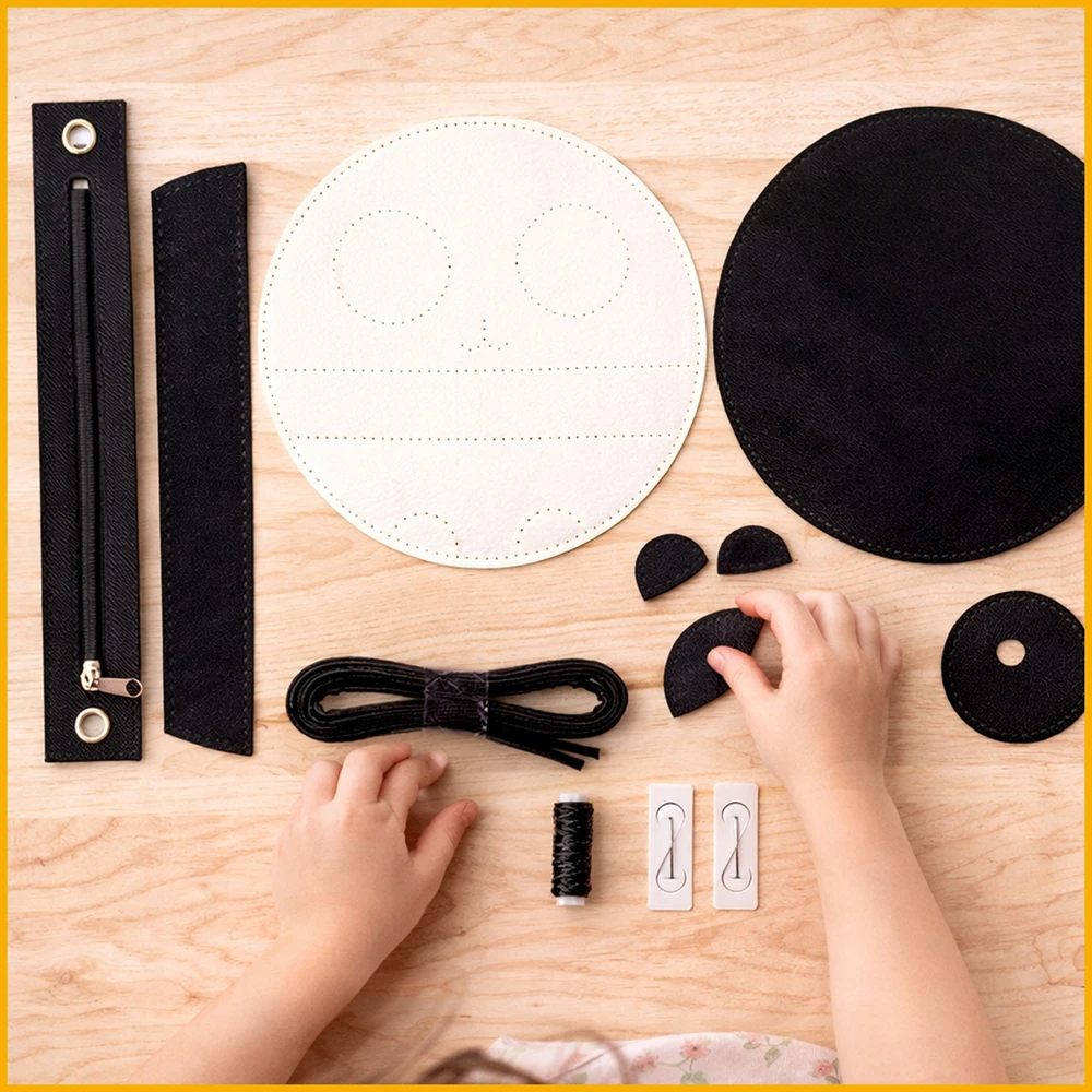 Allvo KŪRYBINIS RINKINYS vaikams, skirtas siūti per petį, DIY 16 vnt