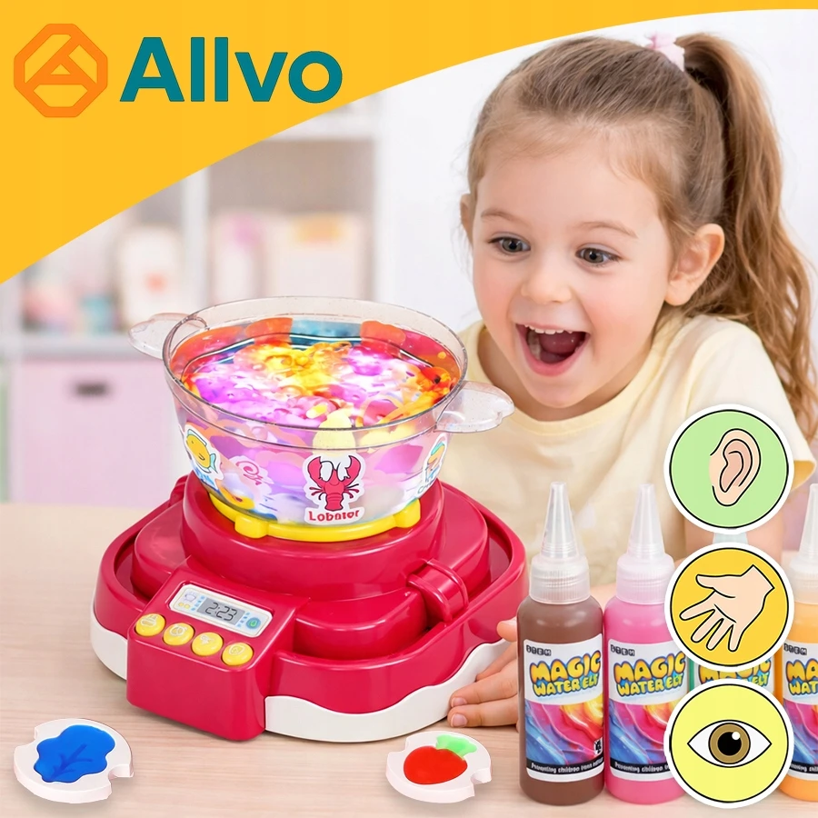 Allvo Magic Vanduo Elf Creative Set 4x MAGIC vandens gelio maišytuvas + priedai