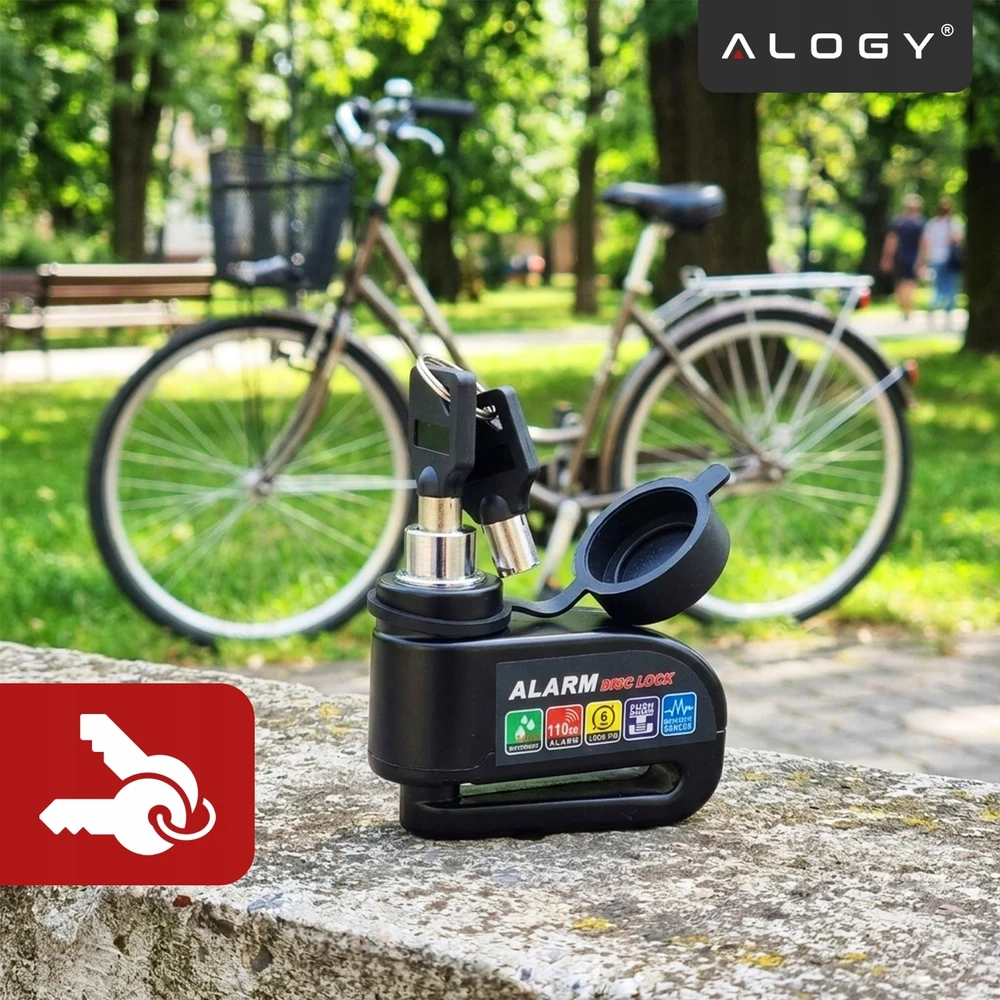 Alogy Dviračio signalizacijos užraktas, skirtas dviračio mopedo elektrinei apsaugai nuo vagystės