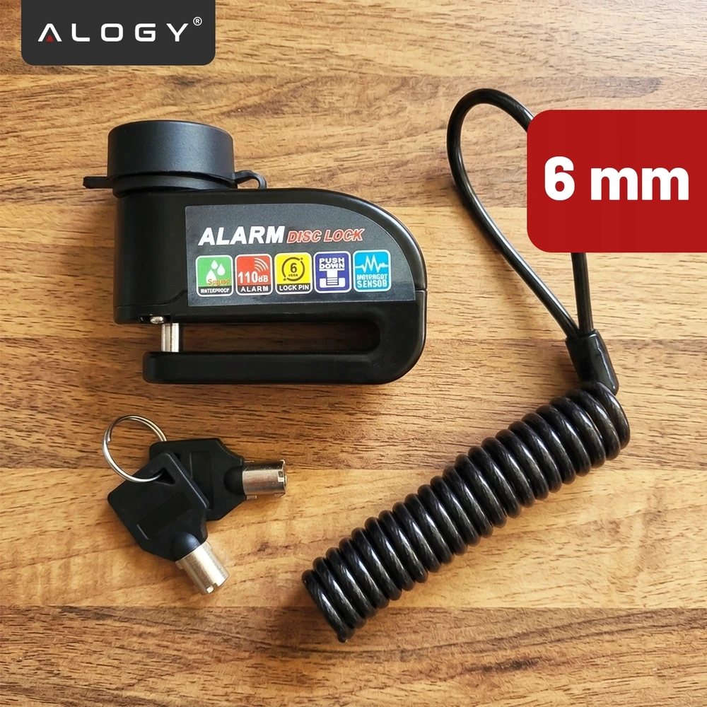 Alogy Dviračio signalizacijos užraktas, skirtas dviračio mopedo elektrinei apsaugai nuo vagystės