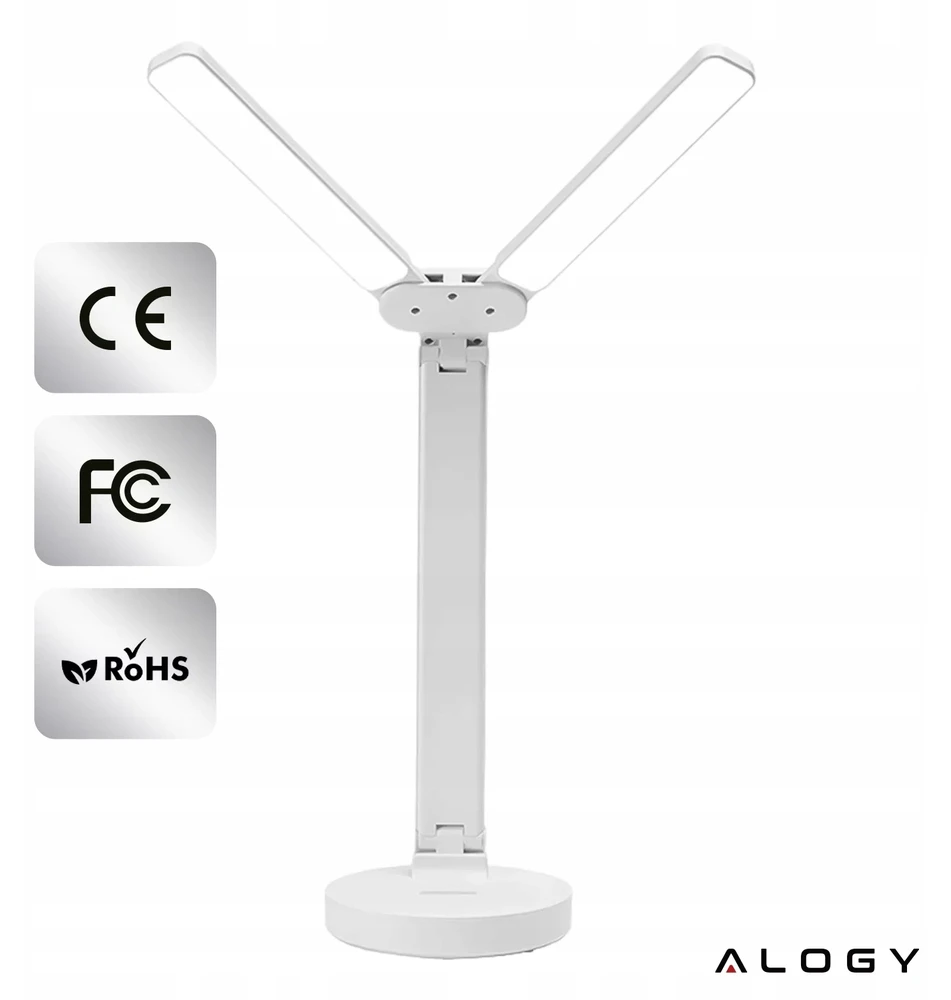Alogy LED lempa, toršeras, USB telefono stovas