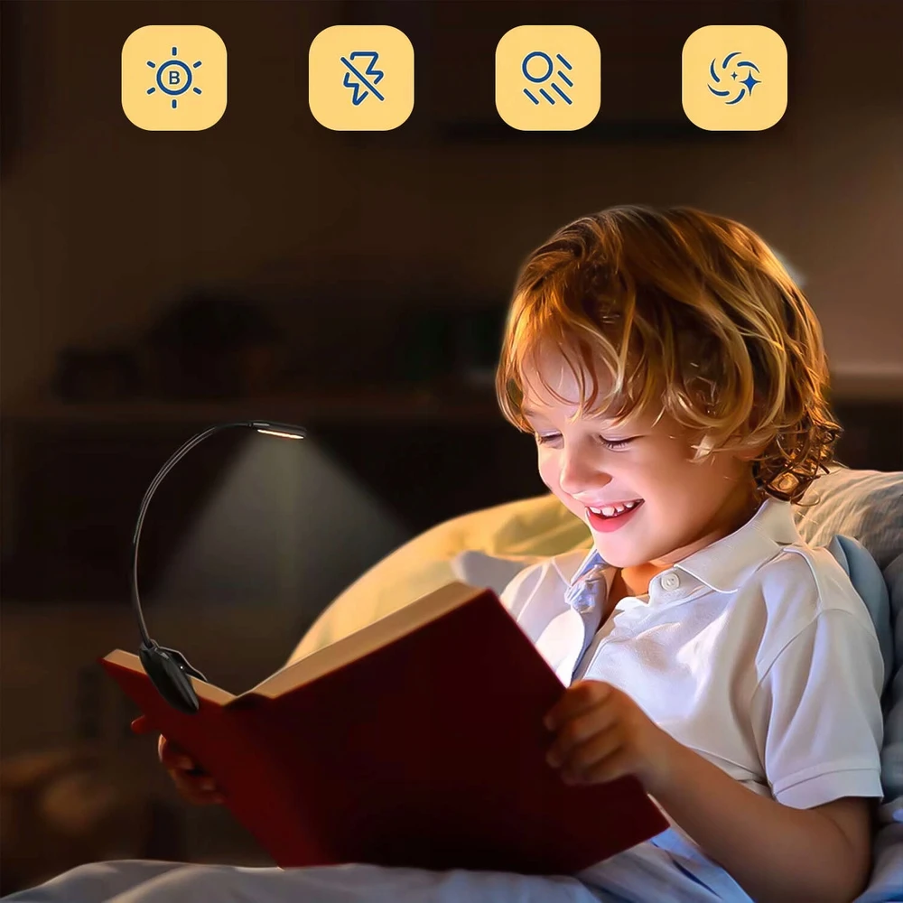 Alogy LED mokyklinio stalo lempa vaikams skaitymui, tvirtai reguliuojama segtuku