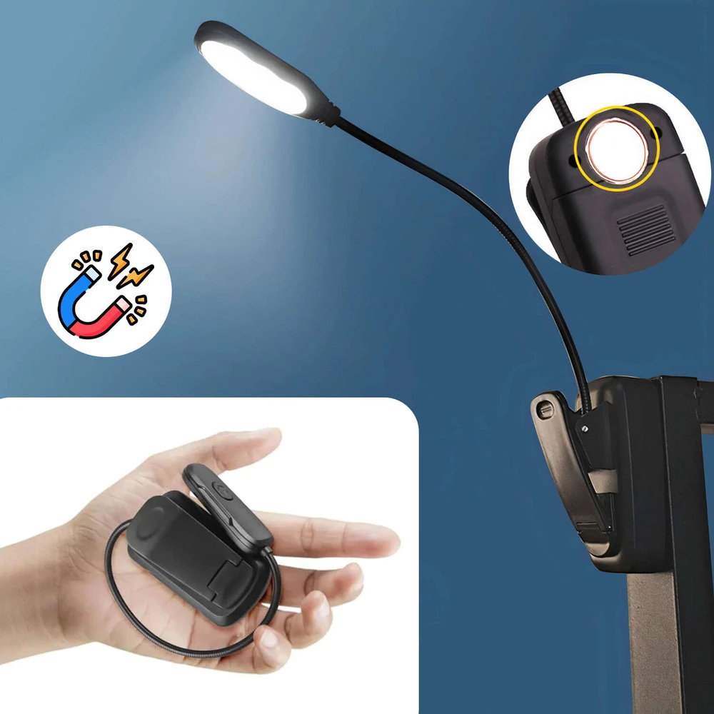 Alogy LED mokyklinio stalo lempa vaikams skaitymui, tvirtai reguliuojama segtuku