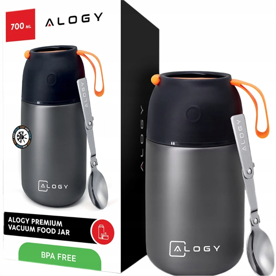 Alogy Maisto Termosas Vaikams, Sriubai, 700ml, Nerūdijančio Plieno