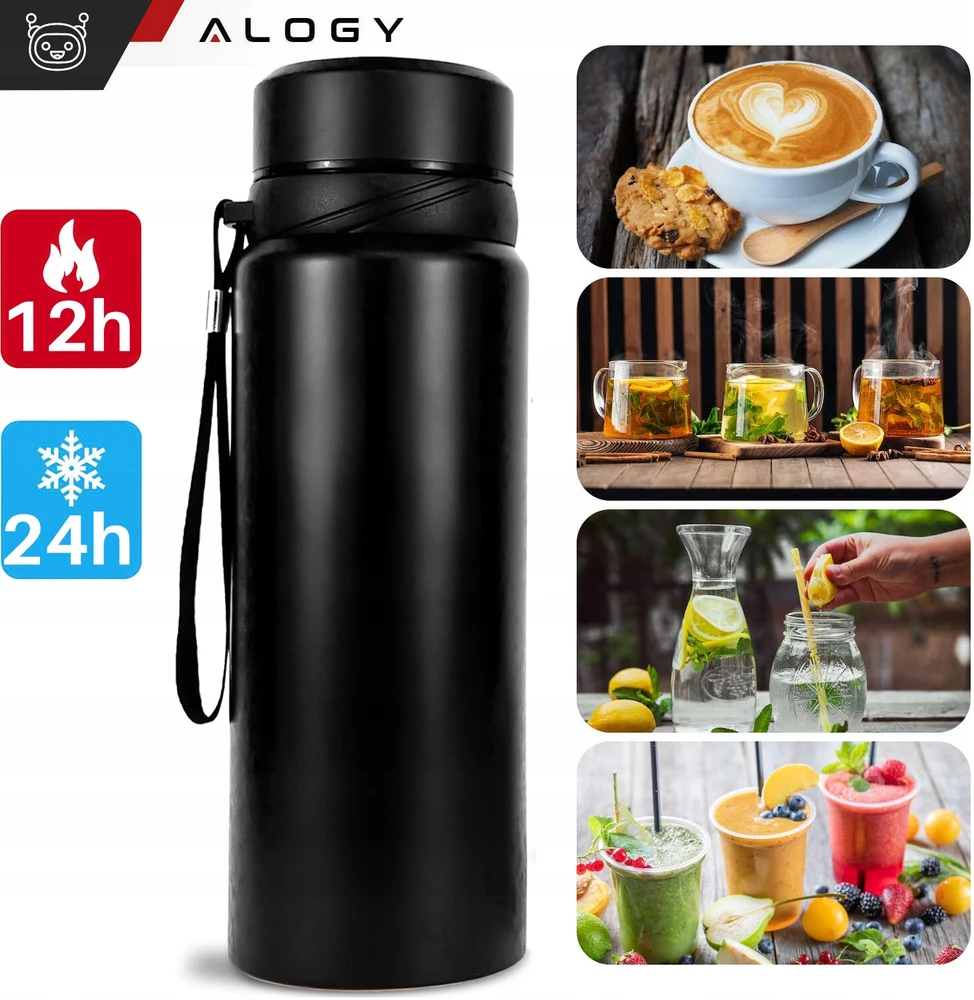 Alogy TERMINIS BUTELIS TERMINIS BUTELAS 1L KAVAI IR YERBA MATE ARBATA SU ALAUS VERYLU